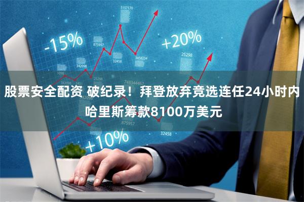 股票安全配资 破纪录！拜登放弃竞选连任24小时内 哈里斯筹款8100万美元